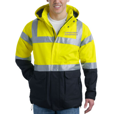 J799S - Port Authority® ANSI 107 Class 3 Safety Heavyweight Parka Thumbnail