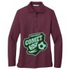 Ladies Silk Touch Long Sleeve Polo Thumbnail