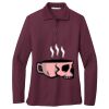 Ladies Silk Touch Long Sleeve Polo Thumbnail