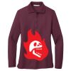 Ladies Silk Touch Long Sleeve Polo Thumbnail
