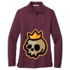 Ladies Silk Touch Long Sleeve Polo Thumbnail