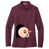 Ladies Silk Touch Long Sleeve Polo Thumbnail