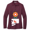 Ladies Silk Touch Long Sleeve Polo Thumbnail