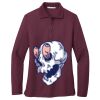 Ladies Silk Touch Long Sleeve Polo Thumbnail