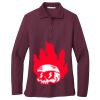 Ladies Silk Touch Long Sleeve Polo Thumbnail