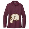 Ladies Silk Touch Long Sleeve Polo Thumbnail