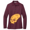 Ladies Silk Touch Long Sleeve Polo Thumbnail
