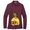 Ladies Silk Touch Long Sleeve Polo Thumbnail