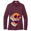 Ladies Silk Touch Long Sleeve Polo Thumbnail