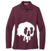Ladies Silk Touch Long Sleeve Polo Thumbnail