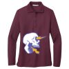 Ladies Silk Touch Long Sleeve Polo Thumbnail