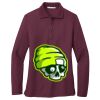 Ladies Silk Touch Long Sleeve Polo Thumbnail