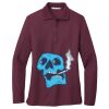 Ladies Silk Touch Long Sleeve Polo Thumbnail