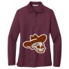 Ladies Silk Touch Long Sleeve Polo Thumbnail