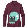 Ladies Silk Touch Long Sleeve Polo Thumbnail