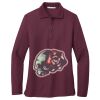 Ladies Silk Touch Long Sleeve Polo Thumbnail