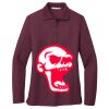 Ladies Silk Touch Long Sleeve Polo Thumbnail