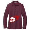 Ladies Silk Touch Long Sleeve Polo Thumbnail