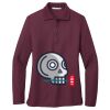 Ladies Silk Touch Long Sleeve Polo Thumbnail