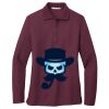 Ladies Silk Touch Long Sleeve Polo Thumbnail