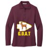 Ladies Silk Touch Long Sleeve Polo Thumbnail