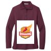 Ladies Silk Touch Long Sleeve Polo Thumbnail