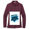 Ladies Silk Touch Long Sleeve Polo Thumbnail