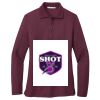 Ladies Silk Touch Long Sleeve Polo Thumbnail