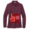 Ladies Silk Touch Long Sleeve Polo Thumbnail