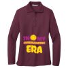 Ladies Silk Touch Long Sleeve Polo Thumbnail