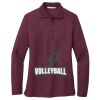 Ladies Silk Touch Long Sleeve Polo Thumbnail