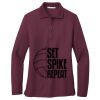Ladies Silk Touch Long Sleeve Polo Thumbnail