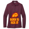 Ladies Silk Touch Long Sleeve Polo Thumbnail