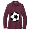 Ladies Silk Touch Long Sleeve Polo Thumbnail