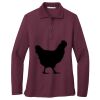 Ladies Silk Touch Long Sleeve Polo Thumbnail