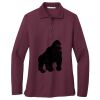 Ladies Silk Touch Long Sleeve Polo Thumbnail