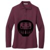 Ladies Silk Touch Long Sleeve Polo Thumbnail