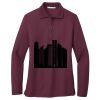 Ladies Silk Touch Long Sleeve Polo Thumbnail
