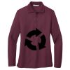 Ladies Silk Touch Long Sleeve Polo Thumbnail