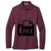 Ladies Silk Touch Long Sleeve Polo Thumbnail