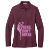 Ladies Silk Touch Long Sleeve Polo Thumbnail