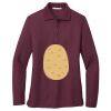 Ladies Silk Touch Long Sleeve Polo Thumbnail