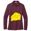Ladies Silk Touch Long Sleeve Polo Thumbnail