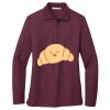 Ladies Silk Touch Long Sleeve Polo Thumbnail