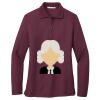 Ladies Silk Touch Long Sleeve Polo Thumbnail