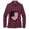 Ladies Silk Touch Long Sleeve Polo Thumbnail